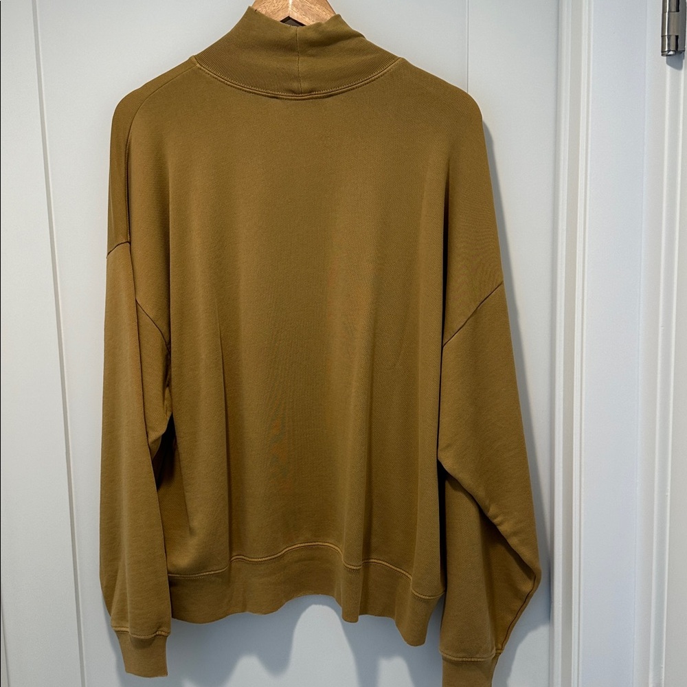 New Frame sweatshirt New with tags  size large mustard / brown color - Picture 6 of 8